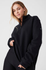 Renown Heavy Weight 1/4 Zip – Black - Image 3