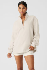Renown Heavy Weight 1/4 Zip – Bone - Image 5