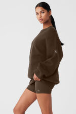 Scholar Crew Neck Sweater – Espresso - Image 2