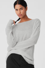 Cashmere Reform Long Sleeve – Dove Grey Heather - Image 3