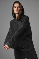 Chill Vintage Wash Hoodie – Black Wash - Image 3