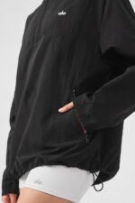 Lightweight Takeaway Track Pullover – Black - Image 5