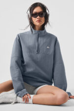 Lightweight Takeaway Track Pullover – Steel Grey - Image 4