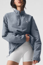 Lightweight Takeaway Track Pullover – Steel Grey - Image 5