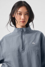 Lightweight Takeaway Track Pullover – Steel Grey - Image 3