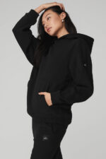Renown Heavy Weight Hoodie – Black - Image 5
