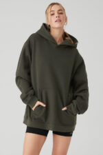 Renown Heavy Weight Hoodie – Stealth Green - Image 4