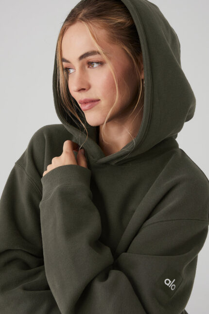 Renown Heavy Weight Hoodie – Stealth Green