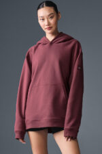 Renown Heavy Weight Hoodie – Burgundy Truffle - Image 4