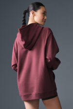Renown Heavy Weight Hoodie – Burgundy Truffle - Image 5