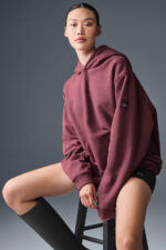 Renown Heavy Weight Hoodie – Burgundy Truffle