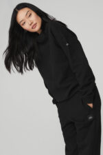 Renown Heavy Weight Crew Neck Pullover – Black - Image 3