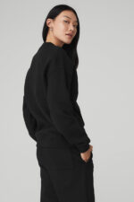 Renown Heavy Weight Crew Neck Pullover – Black - Image 4