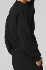 Renown Heavy Weight Crew Neck Pullover – Black - Image 2