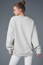 Renown Heavy Weight Crew Neck Pullover – Athletic Heather Grey - Image 3
