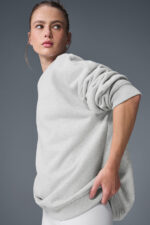 Renown Heavy Weight Crew Neck Pullover – Athletic Heather Grey - Image 5