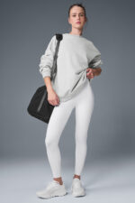 Renown Heavy Weight Crew Neck Pullover – Athletic Heather Grey - Image 2