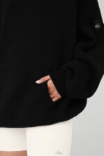 Scholar Hooded Sweater – Black - Image 5