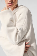 Scholar Hooded Sweater – Ivory - Image 2