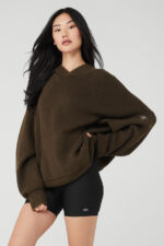 Scholar Hooded Sweater – Espresso - Image 4