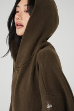 Scholar Hooded Sweater – Espresso - Image 2