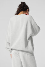 Accolade Crew Neck Pullover – White Heather - Image 5