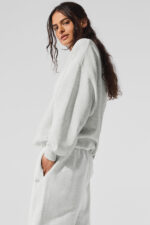 Accolade Crew Neck Pullover – White Heather - Image 4