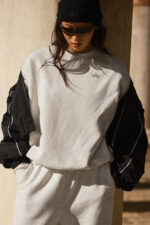 Accolade Crew Neck Pullover – White Heather - Image 3