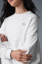 Accolade Crew Neck Pullover – White - Image 4