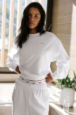 Accolade Crew Neck Pullover – White - Image 2