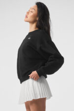 Accolade Crew Neck Pullover – Black - Image 3