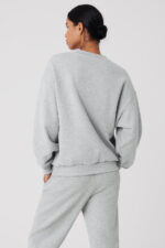 Accolade Crew Neck Pullover – Athletic Heather Grey - Image 2