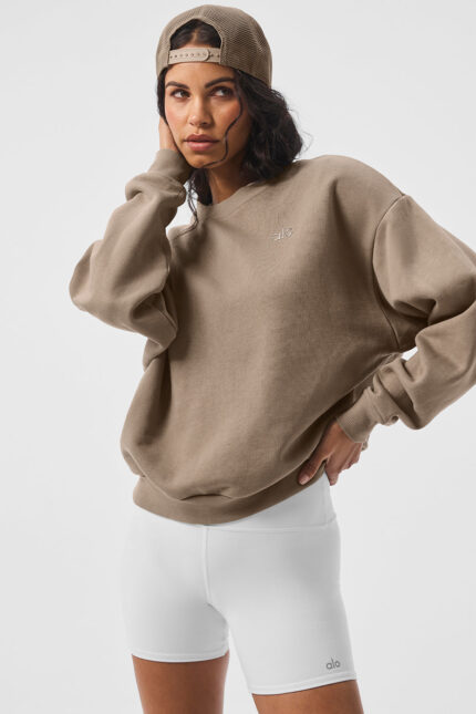 Accolade Crew Neck Pullover – Gravel