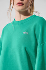 Accolade Crew Neck Pullover – Spruce Green - Image 2