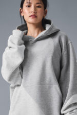 Make Waves Hoodie – Athletic Heather Grey Tonal - Image 5