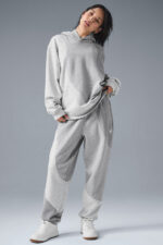Make Waves Hoodie – Athletic Heather Grey Tonal - Image 3