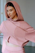 Make Waves Hoodie – Sunset Pink Tonal - Image 5