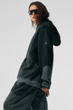 Make Waves Hoodie – Charcoal Green Tonal - Image 2