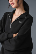 Accolade 1/4 Zip Pullover – Black