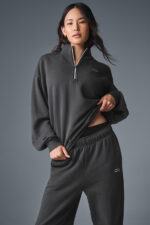 Accolade 1/4 Zip Pullover – Anthracite - Image 2
