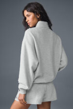 Accolade 1/4 Zip Pullover – Athletic Heather Grey - Image 4