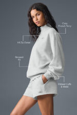 Accolade 1/4 Zip Pullover – Athletic Heather Grey - Image 3