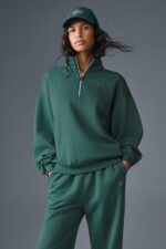 Accolade 1/4 Zip Pullover – Winter Ivy - Image 3