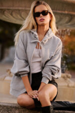 Accolade Full Zip Hoodie – Athletic Heather Grey - Image 3