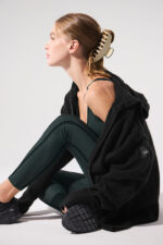 New Class Cashmere Full Zip Hoodie – Black - Image 2