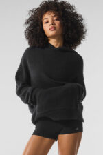New Class Cashmere Hoodie – Black - Image 2