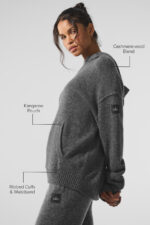 New Class Cashmere Hoodie – Platinum Grey - Image 4