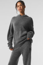 New Class Cashmere Hoodie – Platinum Grey - Image 5