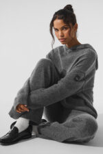 New Class Cashmere Hoodie – Platinum Grey - Image 3