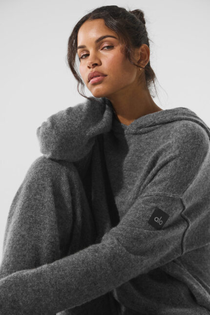 New Class Cashmere Hoodie – Platinum Grey